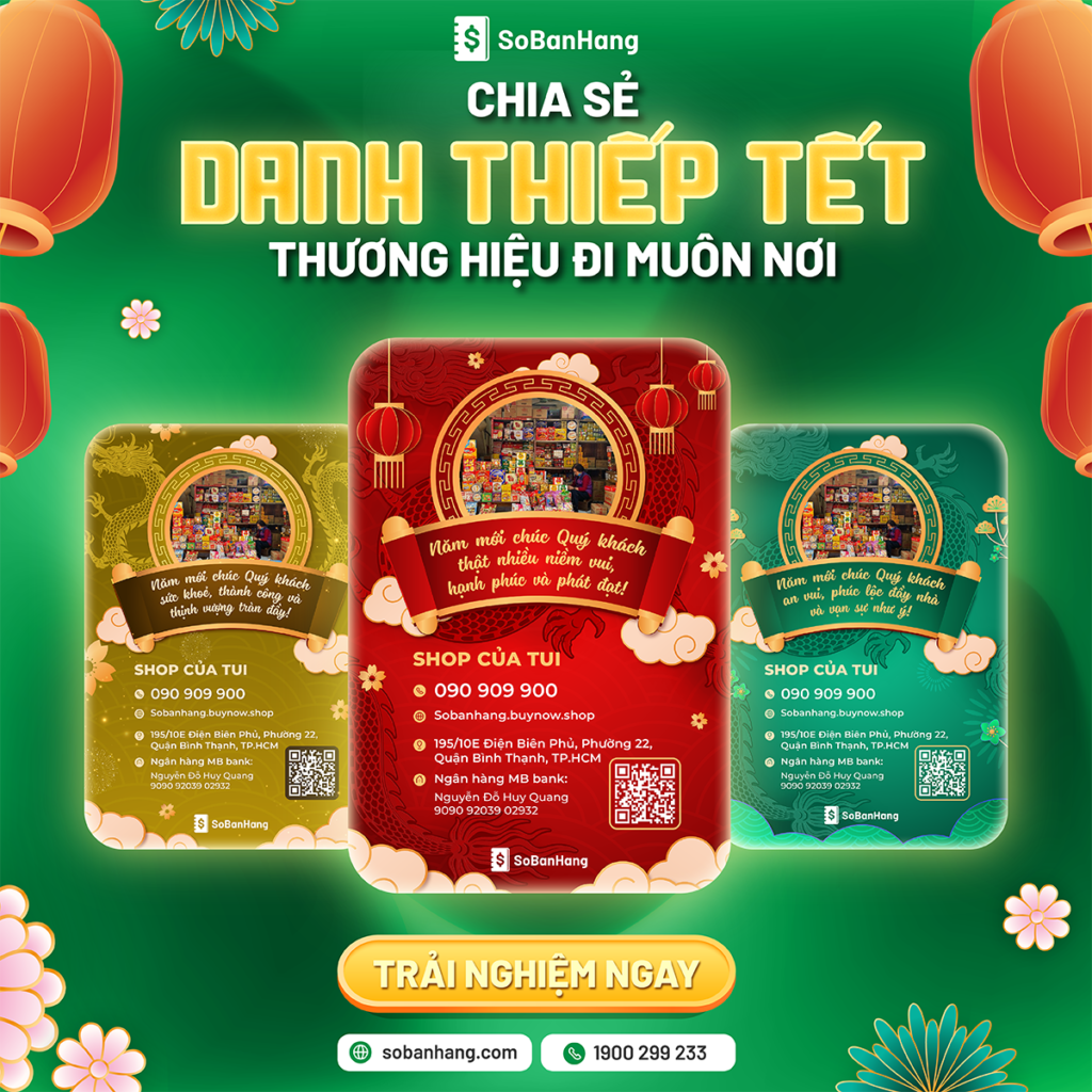 Danh thiếp Tết sang trọng giúp Thương hiệu đi muôn nơi.