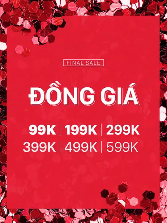 Hình: Chương trình đồng giá cuối năm
Nguồn: Internet