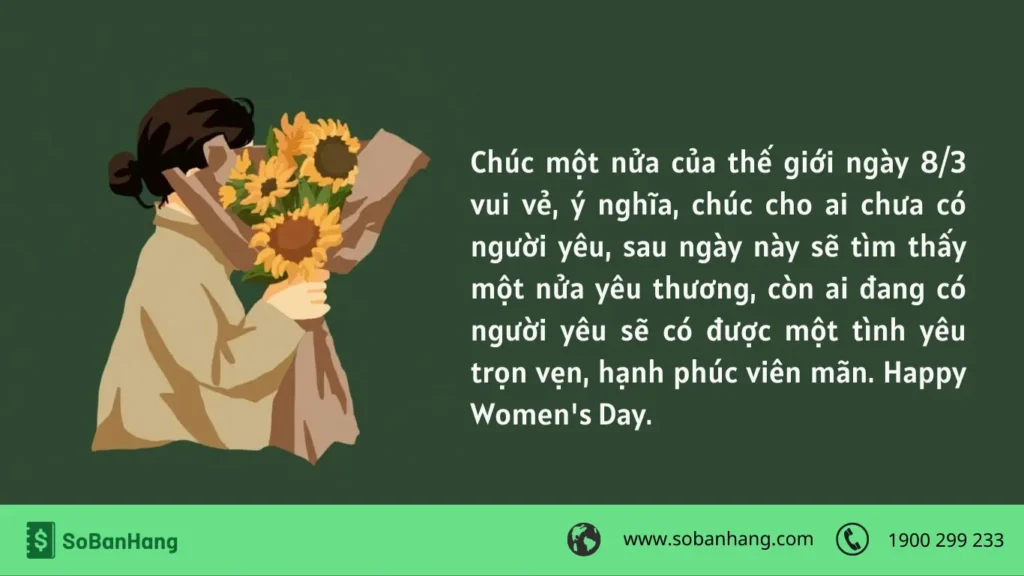 Hình: Caption, lời chúc 8/3 hay tặng đồng nghiệp, bạn bè