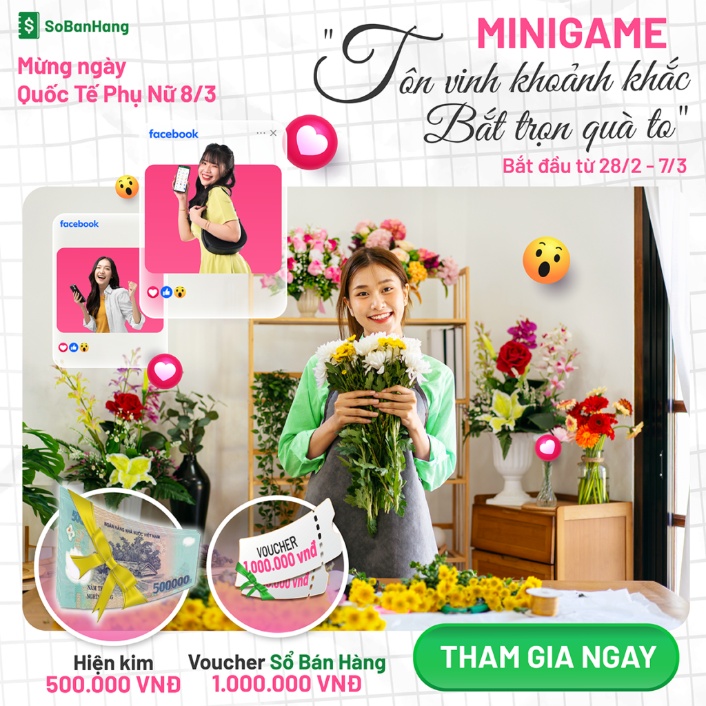 Minigame mừng ngày quốc tế phụ nữ 08/03.