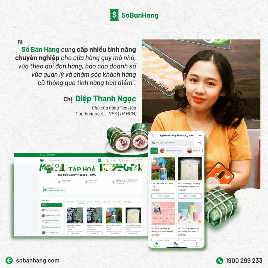 Sổ Bán Hàng cung cấp nhiều tính năng chuyên nghiệp cho cửa hàng quy mô nhỏ.