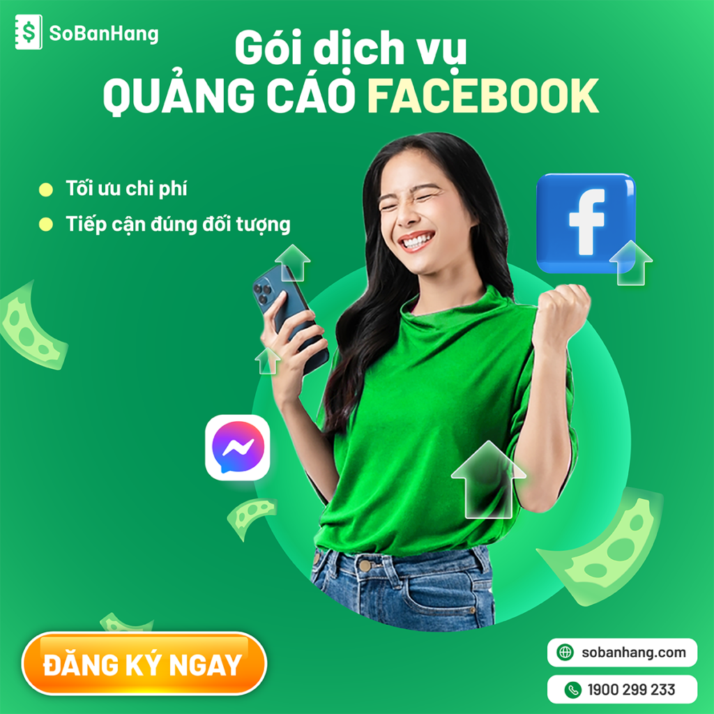 Hình: Gói dịch vụ quảng cáo Facebook