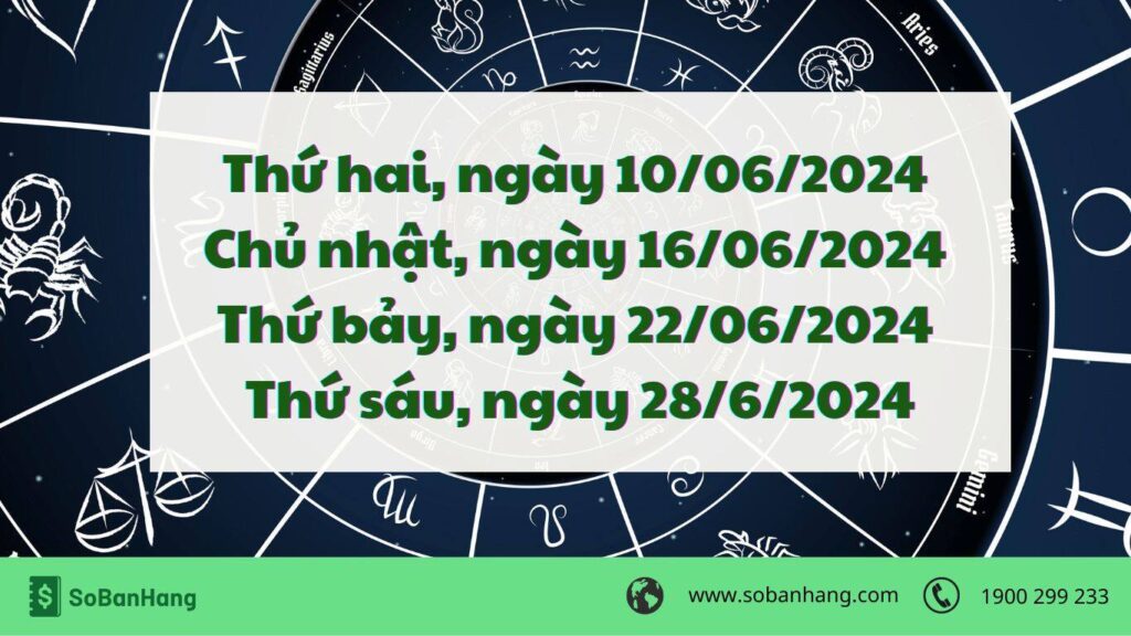 Danh sách ngày xấu không nên mở cửa hàng khai trương trong tháng 06 năm 2024
