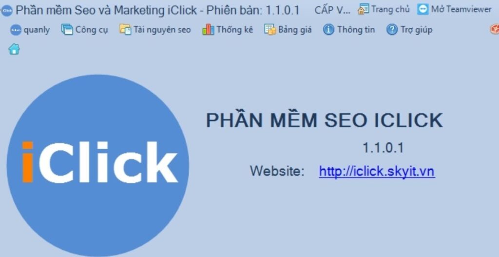phần mềm seo và marketing iclick