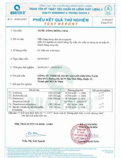 pháp luật kinh doanh nước đóng chai